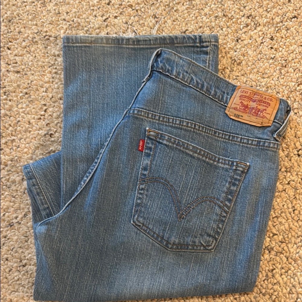 12mis Long stretch bootcut!!Levi's Blue Jeans Classic Style
